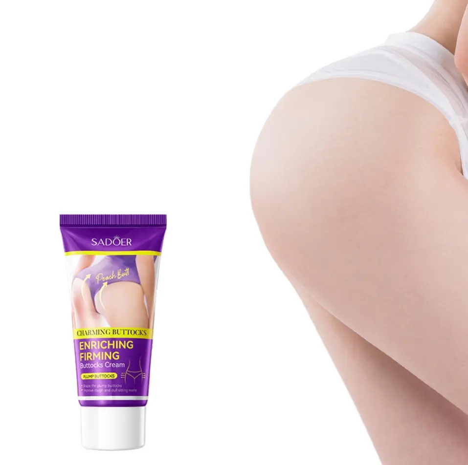 OEM SADOER etiqueta privada al por mayor crema orgánica de cadera aumento de glúteos masaje aumento de glúteos Crema para mujeres