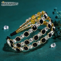 YouLaPan – serre-tête de mariage de luxe léger, fait à la main, avec diamants d'eau, accessoires de cheveux élégants pour femmes, pour la danse, YXA241