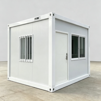 Maison conteneur démontable Z/Foldable X, modulaire, portable, étanche, en acier, pour villa, café, bureau temporaire, cabine