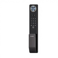 Serrure Intelligente SHARP S7-FV Graffiti WiFi avec Empreinte Digitale, Mot de Passe, Clé, Déverrouillage Visuel à Distance Multilingue, Antivol pour la Maison et l'Étranger