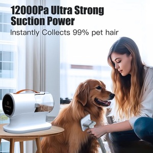 AIRROBO PG100 Aspirapolvere Portatile in Plastica con Spina USA, Spazzola Taglia Pelo per Gatti, Tosatrice per Cani, Rimozione Peli di Animali Domestici - Product Image 2