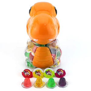 Giocattoli OEM gusto misto gelatina Snack gelatina gelatina di frutta tazza di plastica Mini gelatina di cocco a forma di animale barattolo - Product Image 5