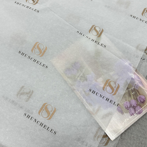 Fogli di Carta Velina Bianca 17gsm con Adesivo, Carta di Seta per Confezionamento Abbigliamento, Stampa Personalizzata, Rotoli di Carta da Regalo per Gioielli - Product Image 3