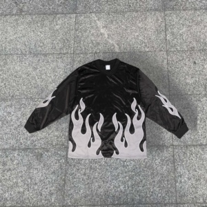 Camisetas de Manga Larga Extra Grandes para Hombre, Estilo Urbano, Personalizadas con Serigrafía de 280g - Product Image 1