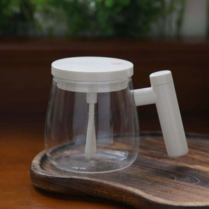Taza de Café Automática con Mezclador Eléctrico de Vidrio de Borosilicato de Alta Calidad Emerit 2026, Taza Mezcladora Automática para Café, Proteína <span class=keywords><strong>en</strong></span> <span class=keywords><strong>Polvo</strong></span> y <span class=keywords><strong>Leche</strong></span> - Product Image 6