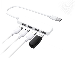 Adaptador Divisor de Expansión USB 3.2 Gen 2 Tipo-C de 4 Puertos 4 en 1 de Aleación de Aluminio para Laptop, Cargador, Transferencia de Datos de 10 Gbps, Gris Plateado - Product Image 2