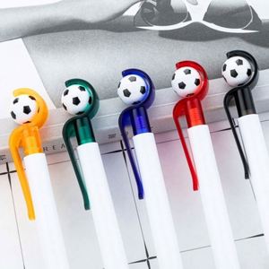 Bolígrafo Personalizado con Logotipo, Diseño de Balón de Fútbol de 1.0 mm, Plástico, con Botón de Presión, Antiestrés, con Tapa Giratoria - Product Image 2
