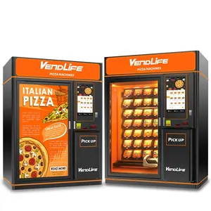 -18 C Degree Frozen Food Pizza Vending Machine And Meat Vending Machine For Sale