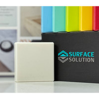 Dalles de pierre artificielle en acrylique à surface solide, matériau de construction durable pour la fabrication sur mesure