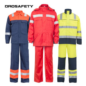 Fournisseur de Vêtements de Travail de Protection Contre les Arcs Électriques, Antistatiques et Ignifuges - Combinaison de <span class=keywords><strong>S</strong></span>écurité Veste et Pantalon - Product Image 1