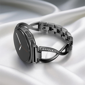 สายนาฬิกาข้อมือสแตนเลสสตีล Upro สำหรับ Samsung Galaxy Watch 8 สายโลหะสำหรับผู้หญิง สายนาฬิกาอัจฉริยะแบบเชื่อมต่อ สายสำรองที่ดูหรูหรา - Product Image 5