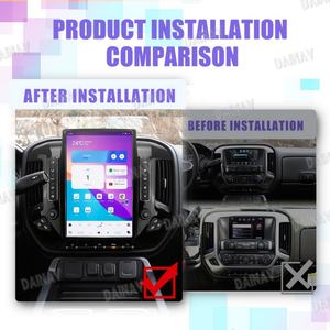 Radio Estéreo para Auto con Android Auto para Chevrolet Silverado GMC Sierra 2013 2014-2019, Reproductor Multimedia GPS, Carplay, Unidad Principal - Product Image 3