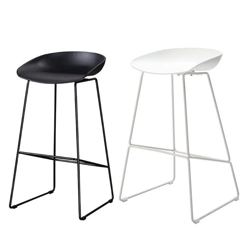 Luxe Barkrukken Modern Goedkoop Thuis Aanrecht Bar Vrije Tijd Plastic Metalen Poten Barstoelen