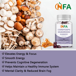 Private Label <b>Cordyceps</b> Mushroom <b>Gummies</b> to Help Women's and Men's Anti Aging Antioxidants and Wellness Candy Gummy Supplements - Product Image 6