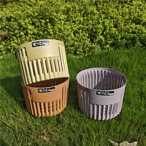 Panier de rangement en plastique YENEO, rond, écologique, pour usage domestique sur table - Product Image 4