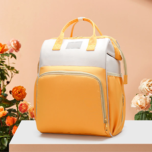 Riciclato su misura pieghevole rimovibile pannolino del bambino tela mamma Organizer borsa per la scuola materna - Product Image 3