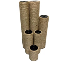 Colonne à gratter pour chat en sisal, tour cylindrique avec base pour l'exercice et la relaxation des chats d'intérieur, meuble à gratter pour chat