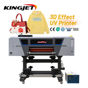 工場直販 60cm UV DTF プリンター・ラミネーター一体型 新品 3D Tシャツ・旗・テキスタイル生地印刷機 1年保証付き - Product Image 1