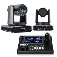 Solución de Transmisión 4K60fps con Zoom Híbrido 46X (30x Óptico + 16x Digital) para Salas Grandes, Controlador PTZ NDI IP