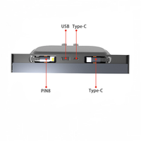 Hub USB Konsol Tengah Retractable untuk Tesla Model Y Juniper 2021-2023 Model 3 Pengisi Daya Ponsel Stasiun Pengisian Cepat