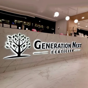 Letrero LED Luminoso de Acrílico con Logotipo Personalizado, Letrero LED 3D Grande para Exteriores, Logotipo de Acrílico con Retroiluminación LED - Product Image 3