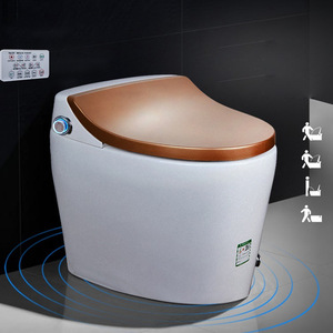 Smart Toilet HMY511 04 Floor Mounted Jet Siphon Heated Seat 200kg Capacity P Trap Drainage Level 13 Flush - Product Image 2