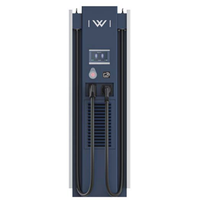 Chargeur de véhicule électrique à double charge CC 80 kW avec interface GBT+CHAdeMO, nouvelle station de charge commerciale IP54 CCS2