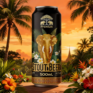 <span class=keywords><strong>Cerveza</strong></span> de Trigo Personalizada China con Certificación HACCP, Servicio OEM ODM al por Mayor, <span class=keywords><strong>Cerveza</strong></span> <span class=keywords><strong>Ale</strong></span> de Trigo Súper Fuerte de 500ml en Lata, Sabor Refrescante - Product Image 6