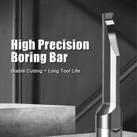 WENCERL Anti-Vibrations-Bohrstange mit kleinem Innendurchmesser 25 mm 6 mm MVR Endflächen-Bohr- und Nutfrässtange aus Vollhartmetall für CNC-Bearbeitung