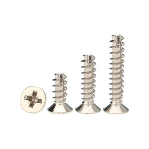 Phillips Head Self Tapping Screws M2 M3 M4 Countersunk Metal Fasteners Grade A Metric Carbon Steel Construction Use - Product Image 1