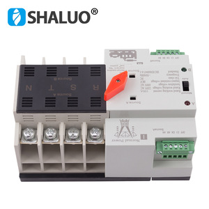 สวิตช์โอนถ่ายอัตโนมัติ Shaluo 4P100A PC แบบแยกส่วน สามเฟส ระบบจ่ายไฟคู่ ATS สำหรับใช้ในครัวเรือน - Product Image 1