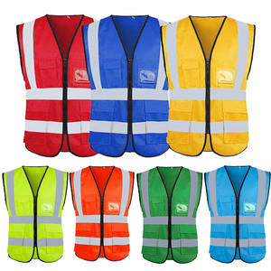 بيع بالجملة سترات عاكسة لموقع البناء واجب المرور الصرف الصحي ملابس العمل - Product Image 1