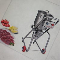 Machine à mélanger de grande capacité commerciale, moulin à aliments en acier inoxydable, mélangeur pour sauce chili sèche/humide, purée de gingembre