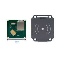 Módulo Lector RFID UHF de 1-5M de Alcance, Módulo Integrado RFID con Antena, Lector/Escritor UHF para Raspberry Pi con Soporte SDK para Sistema Linux