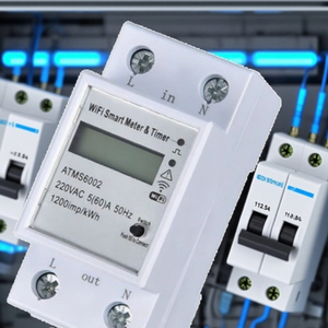 Ourtop tuya thông minh <span class=keywords><strong>Wifi</strong></span> Power Meter Single phase kỹ thuật số kWh meter/<span class=keywords><strong>watt</strong></span> meter/thông minh <span class=keywords><strong>Wifi</strong></span> trả trước điện năng lượng mét - Product Image 6