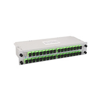 1x2 1x4 1x6 1*8 1x12 1x16 1x24 1x32 1*64 1x128 Lgx Box Passive Optical Box Fiber Optic Cassette Module Plc séparateur