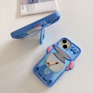 เคสโทรศัพท์มือถือซิลิโคนสีน้ำเงินลายการ์ตูน3D น่ารักสำหรับ17pro/iPhone17Pro <span class=keywords><strong>MAX</strong></span> กันกระแทก - Product Image 4