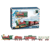 Jouet de piste de train de noël avec lumière et son pour enfants HN964272
