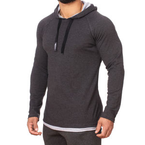 เสื้อฮู้ดออกกำลังกายผู้ชายคุณภาพดีที่สุด ขายส่ง รับผลิตแบบ OEM พิมพ์ลายตามสั่ง เสื้อฮู้ดกีฬาผู้ชาย เสื้อฮู้ดออกกำลังกายผู้ชาย - Product Image 3