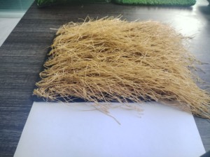 Gazon artificiel réaliste jaune imitation chaume pour la décoration de toits tropicaux, de cabanes de jardin et de bâtiments commerciaux - Product Image 6