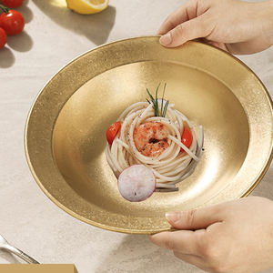 Cuencos de <span class=keywords><strong>Ramen</strong></span> de acero inoxidable 304 gris nieve, plato de fideos fríos de fruta gruesa, utensilios de estilo Retro para platos de ensalada de cocina - Product Image 5