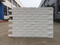 Décoration murale extérieure Panneau mural en brique polyuréthane Série brique rustique Fausse brique