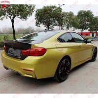 Couverture de coffre arrière en fibre de carbone sèche de style Z-ART CSL pour BMW F82 M4 2014-2020