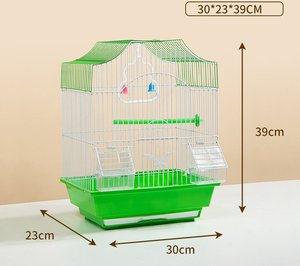 Kaplan cilt şakayık Metal kuş kafesi küçük orta ölçekli süs kuş kafesi ev yetiştiriciliği için düğme kapatma sürüngenler için - Product Image 2