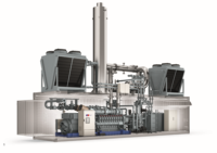 Groupe électrogène au gaz naturel 16V4000 2000KW 50Hz 16 cylindres 1500/1600 tr/min 3 phases 17000kg 220V 230V 380V Stamford Châssis ouvert Silencieux
