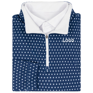 Sudadera deportiva ligera con logotipo personalizado de alta calidad para hombre Golf Vintage Quarter Zip - Product Image 2