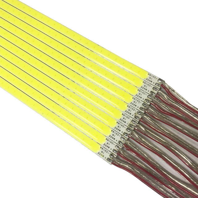 COB Led Light Bar 12V 24V Copper Profile 6mm Dotless 0.4m 0.6m 1m 2m High Density Landscape IP20 Hard Strip