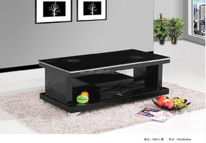 Elegante soggiorno utilizzato centro tavolo mdf laccato bianco tavolino - Product Image 3