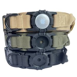 <span class=keywords><strong>Collar</strong></span> clásico de Metal resistente con asa, <span class=keywords><strong>Collar</strong></span> táctico para perro GPS, estilo Simple de nailon sólido, nuevo diseño, <span class=keywords><strong>Collar</strong></span> para mascotas - Product Image 1