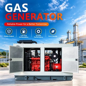 Groupe électrogène insonorisé au <span class=keywords><strong>gaz</strong></span> naturel 300 kW 350 kW pour hôtels, respectueux de l'environnement, à faibles émissions, télécommandé, 95% de rendement - Product Image 4